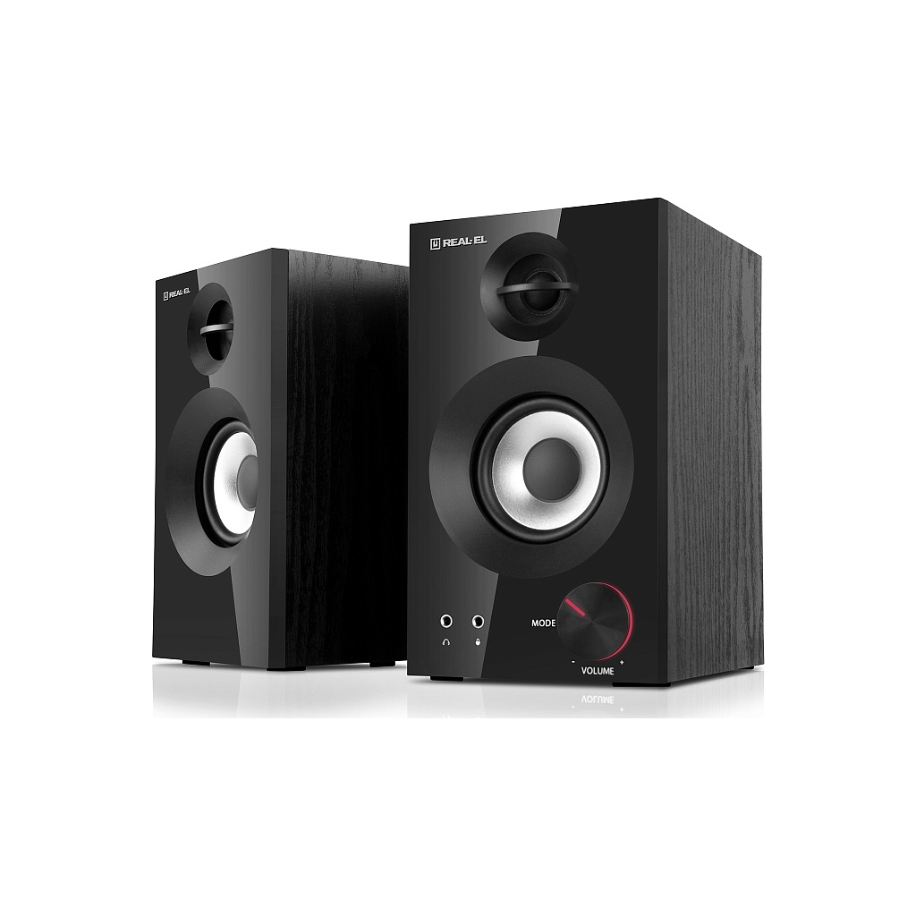Акустична система REAL-EL S-420 Black (EL121200011) - зображення 1