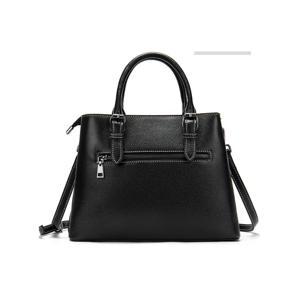 Сумка Vintage Жіноча у шкірі флотар Чорна (14861) - зображення 2