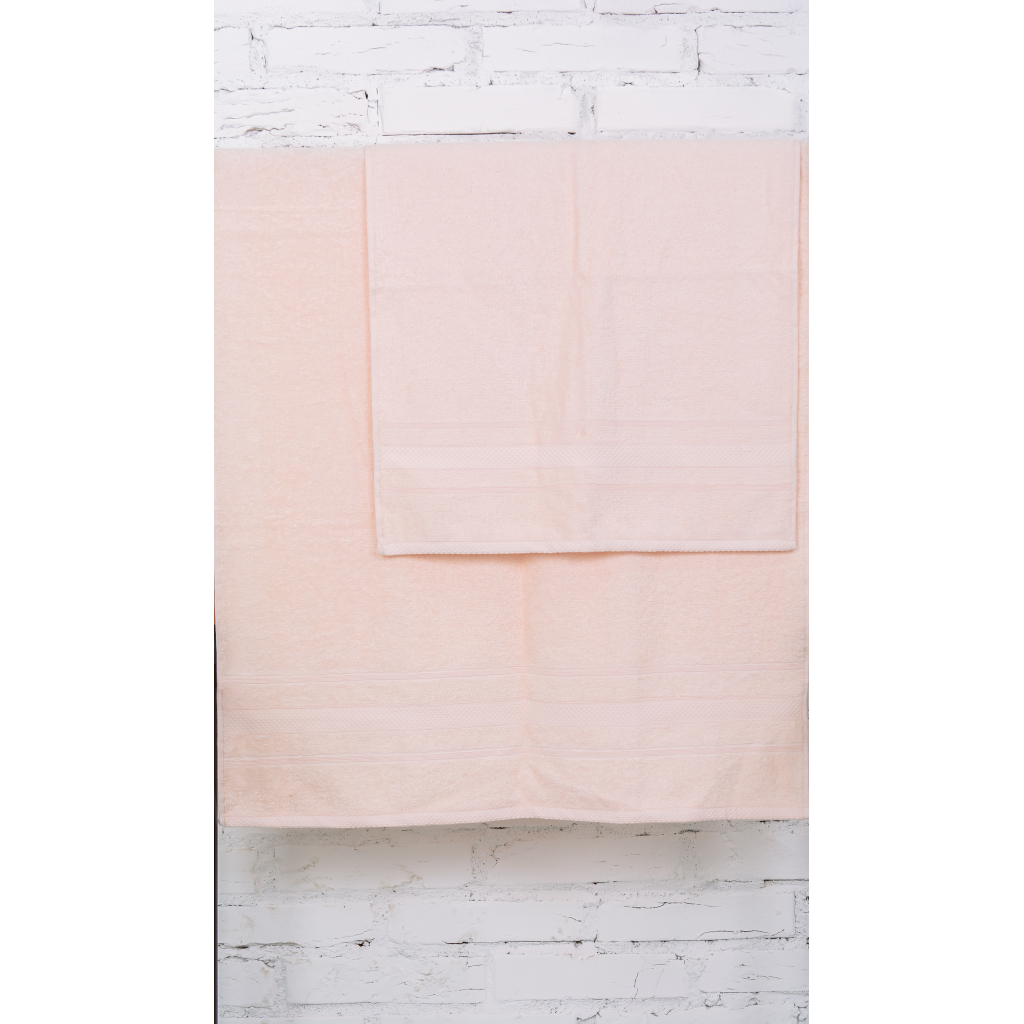 Рушник MirSon набір банних 5080 Elite SoftNess Peach 50х90, 70х140 (2200003960846) - зображення 3