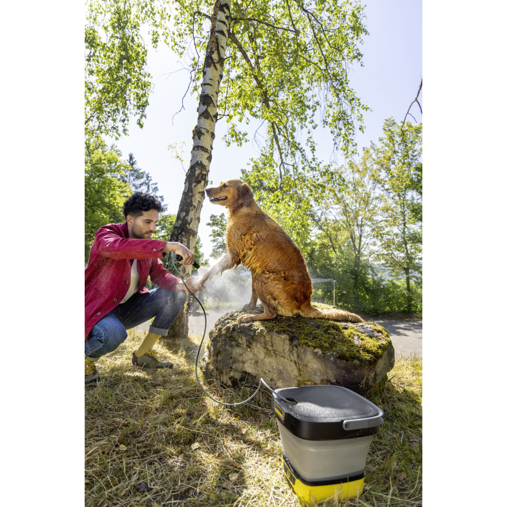 Мийка високого тиску Karcher OC 3 Foldable 120л/год, 1.8м, 8л, 2Ah, 2.2кг, USB-C (1.599-300.0) - зображення 8