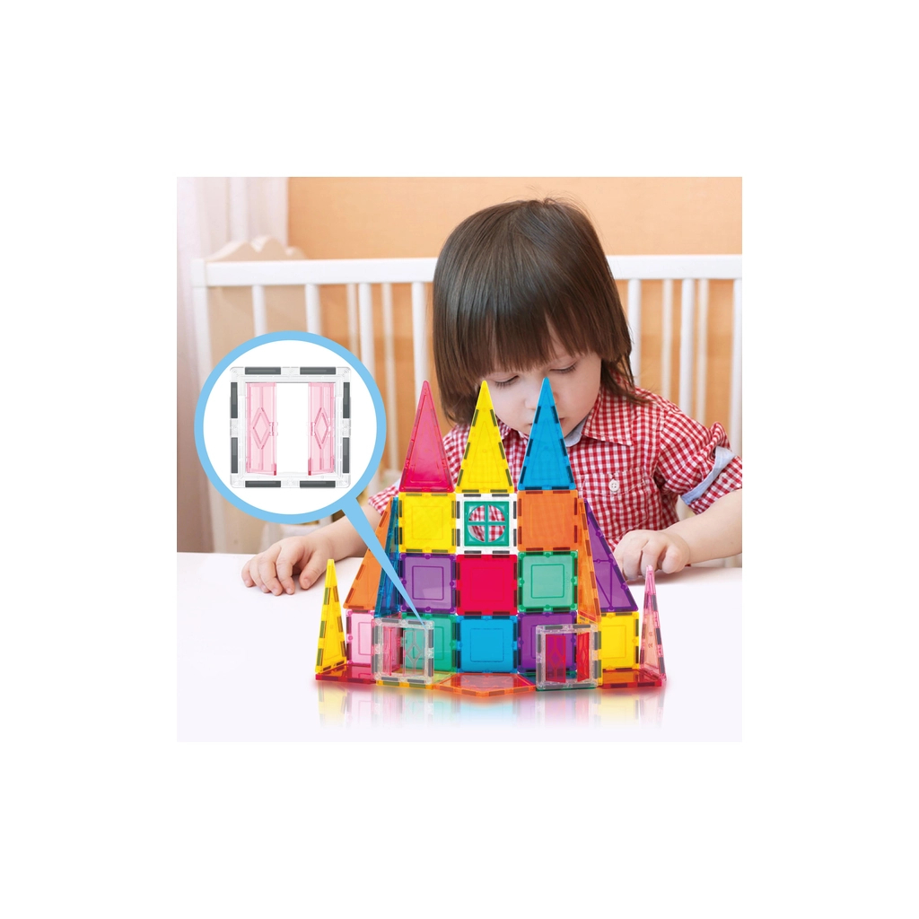 Конструктор Picasso магнітний Tiles Magnetic Building Blocks 36 деталей (817338027971) - зображення 4