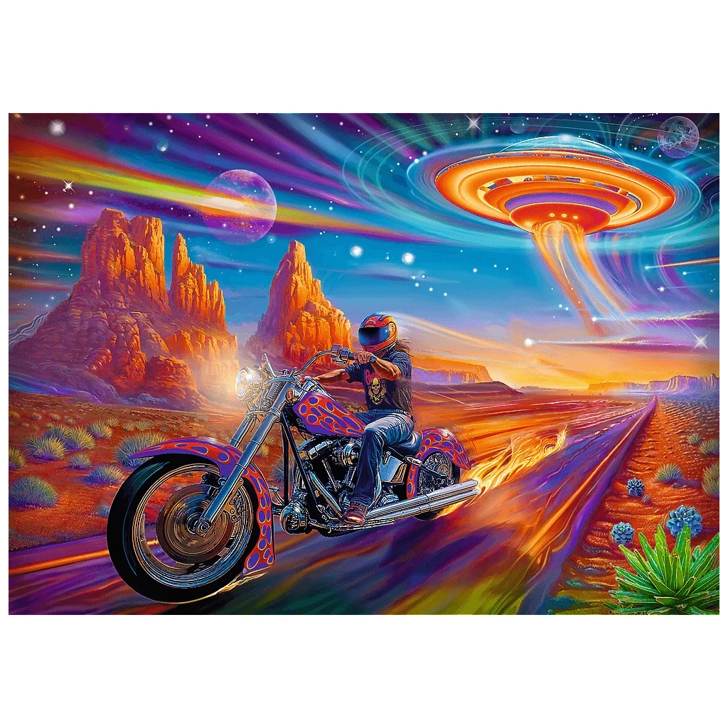 Пазл Trefl Дика їзда 1000 елементів (5900511109306) - зображення 3