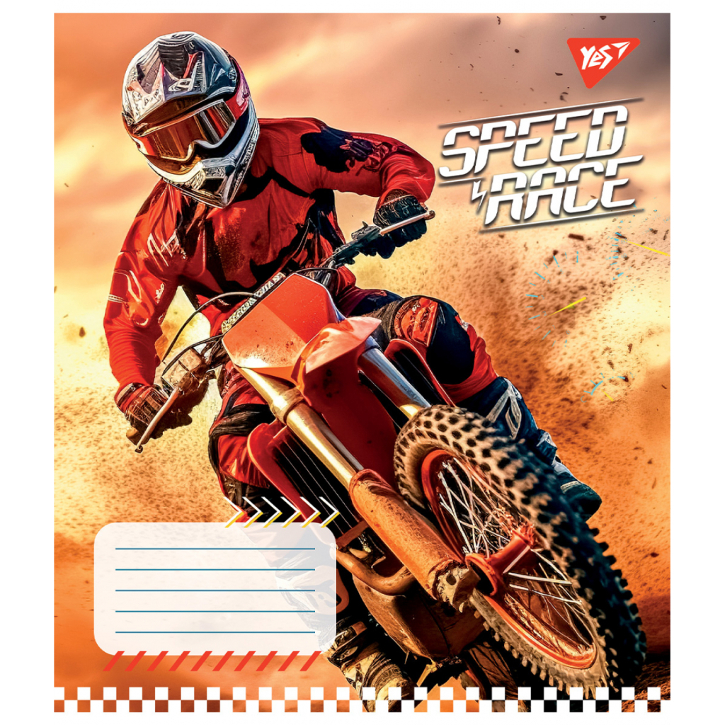 Зошит Yes Speed race А5 36 аркушів клітинка (767337) - зображення 4