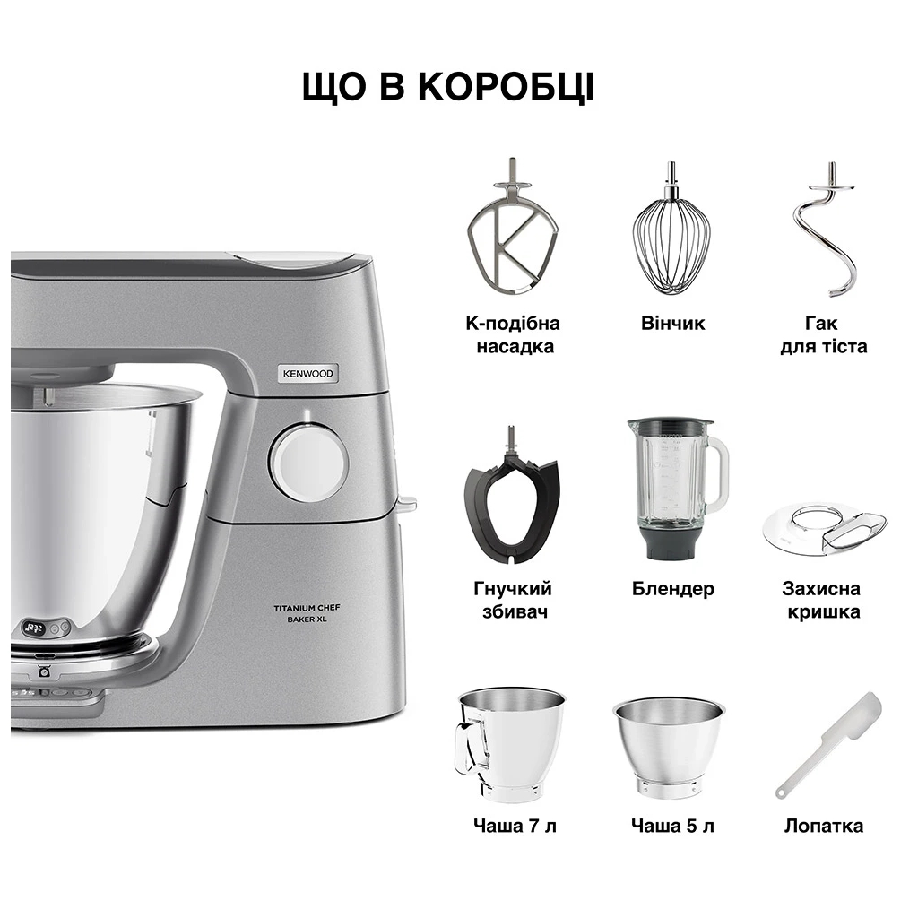 Кухонний комбайн Kenwood KVL 85.124 SI - зображення 7