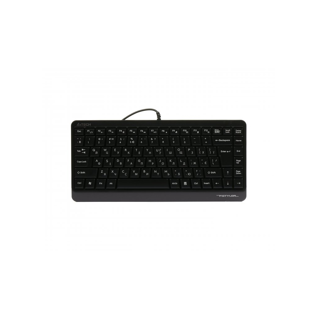 Клавіатура A4Tech FKS11 USB Grey (4711421960458) - зображення 1