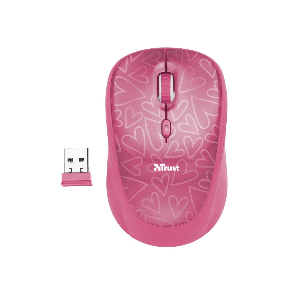 Чохол до ноутбука Trust 15.6" Yvo Mouse & Sleeve Pink+ mouse (23443) - зображення 3