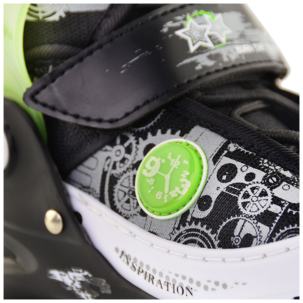 Роликові ковзани Action Pat Зелені 30-33 (PW-117CD-1/Green/30-33) - зображення 9