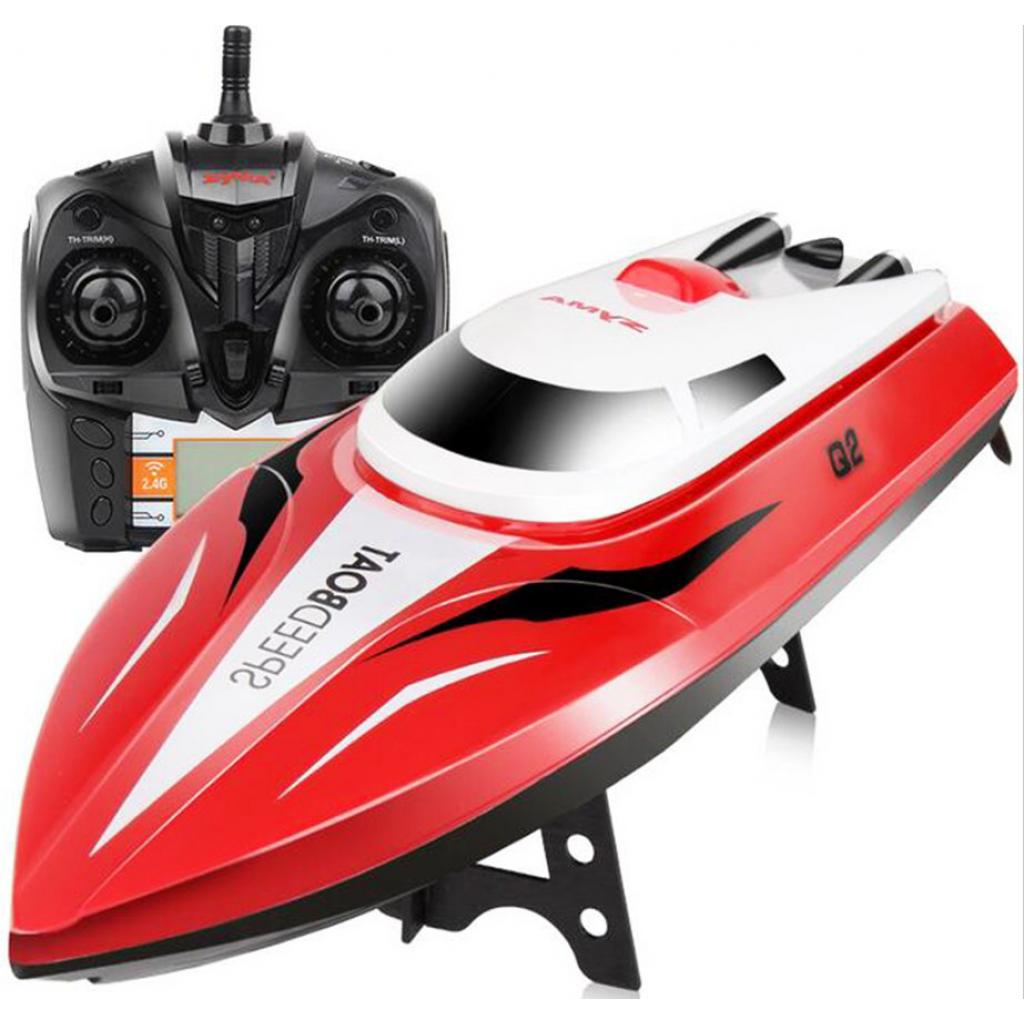 Радіокерована іграшка Syma Катер Genius середнього розміру з швидкістю 20 км/год (35 см) (Q2) - зображення 1