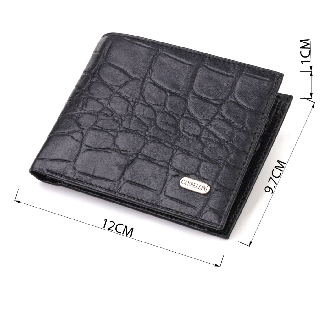 Гаманець Canpellini З натуральної шкіри Чорний (21766) - зображення 3