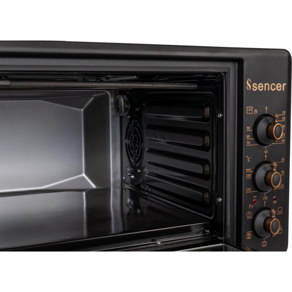 Електропіч Sencer MF 46E24/2 Matt Black Rustic - зображення 6