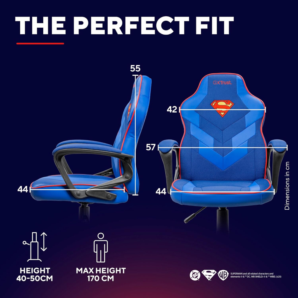 Крісло ігрове Trust GXT 703SM Revvo Blue (25741) - зображення 6