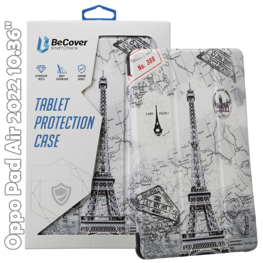 Чохол до планшета BeCover Smart Case Oppo Pad Air 2022 10.36" Paris (709520) - зображення 1