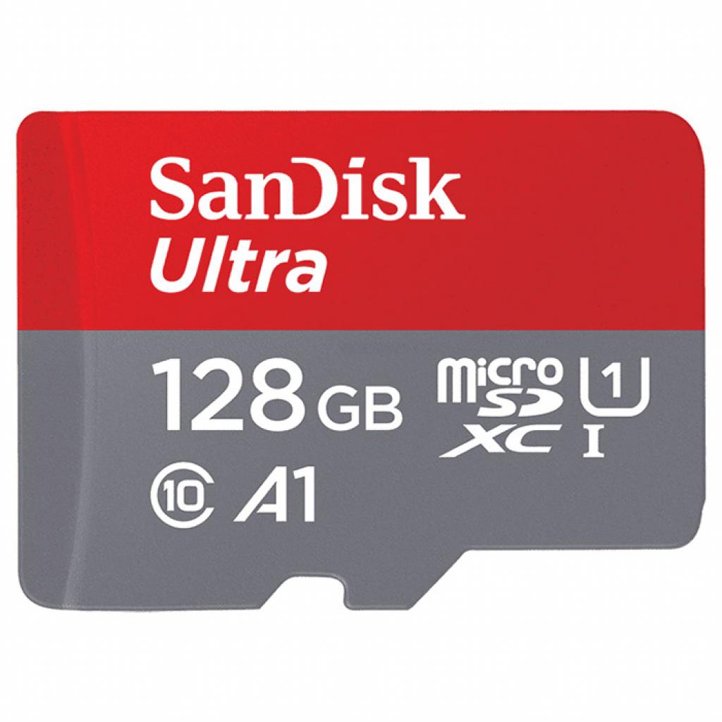 Карта пам'яті SanDisk 128GB microSDXC class 10 UHS-I A1 Ultra Android (SDSQUAR-128G-GN6IA) - зображення 2