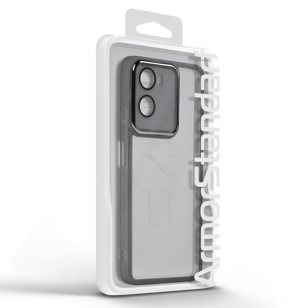 Чохол до мобільного телефона Armorstandart Shade Motorola G06 Power 4G Black (ARM89100) - зображення 3