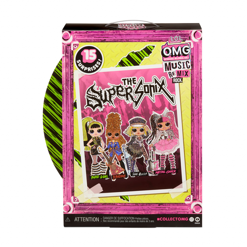 Лялька L.O.L. Surprise! O.M.G. Remix Rock - Леді-Ритм (577584) - зображення 4