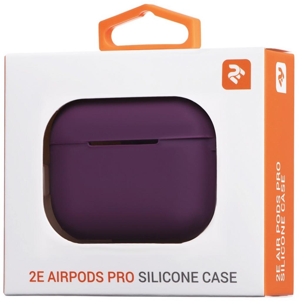 Чохол для навушників 2E для Apple AirPods Pro Pure Color Silicone 2.5 мм Marsala (2E-PODSPR-IBPCS-2.5-M) - зображення 4