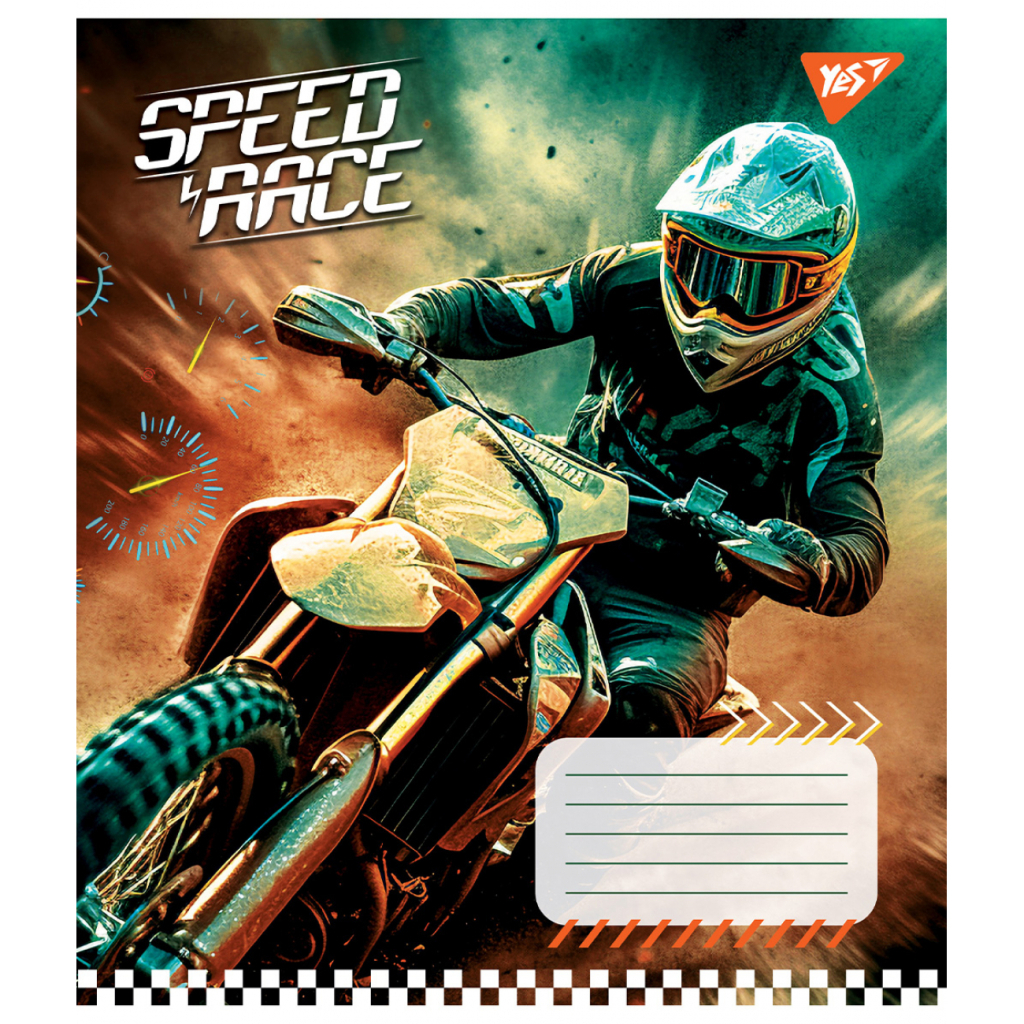 Зошит Yes Speed race А5 36 аркушів клітинка (767337) - зображення 5