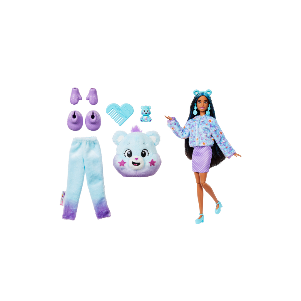 Лялька Barbie Cutie Reveal Care bears Нова хвиля Ведмедик Мрійник (JFV61) - зображення 4