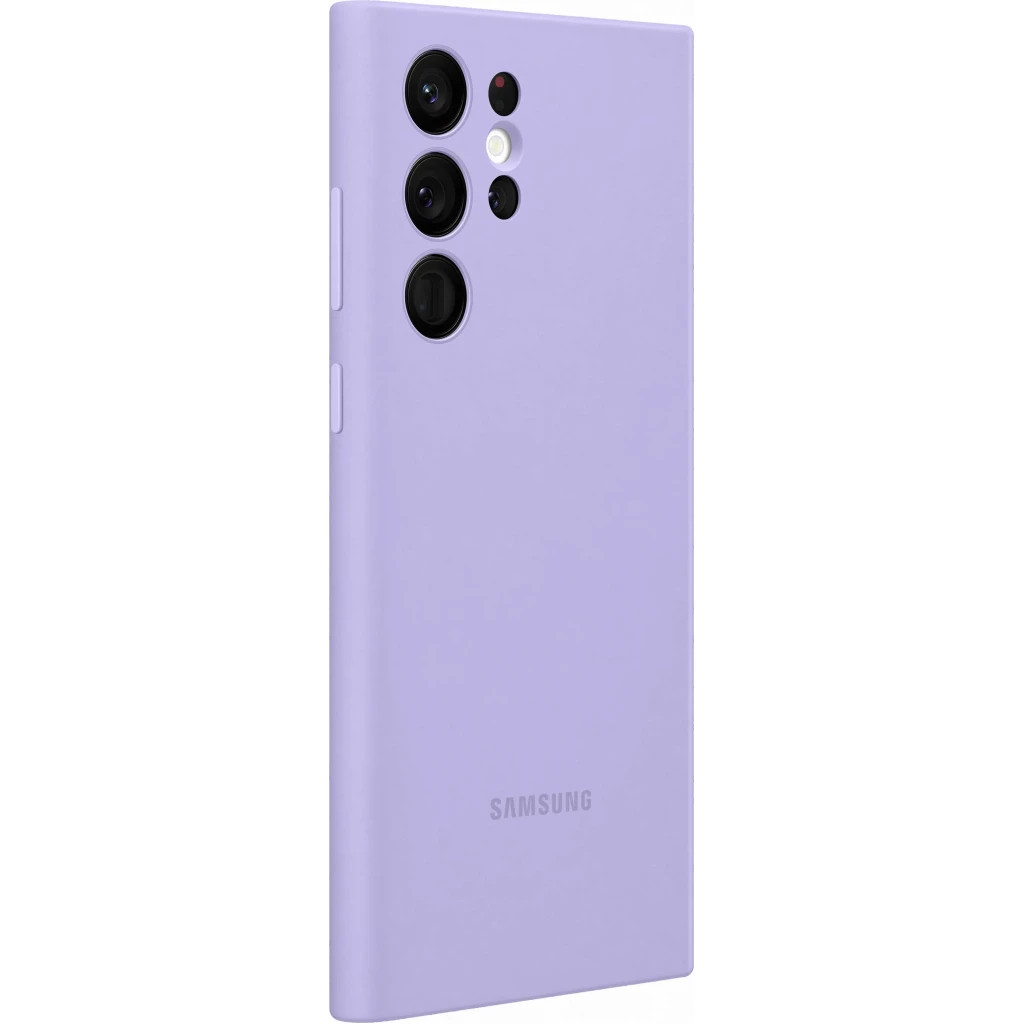 Чохол до мобільного телефона Samsung Silicone Cover Galaxy S22 Ultra Lavender (EF-PS908TVEGRU) - зображення 4
