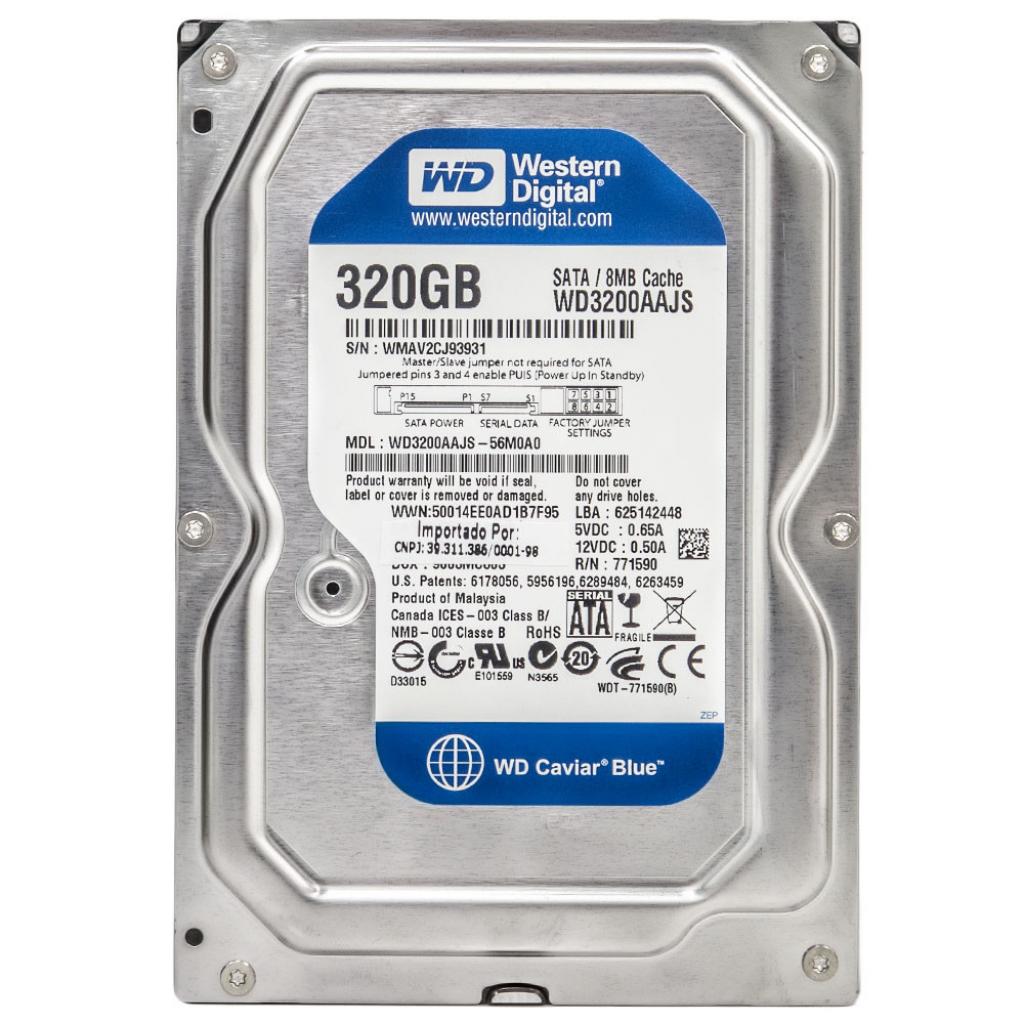 Жорсткий диск 3.5"  320Gb WD (# WD3200AAJS-NP #) - зображення 1