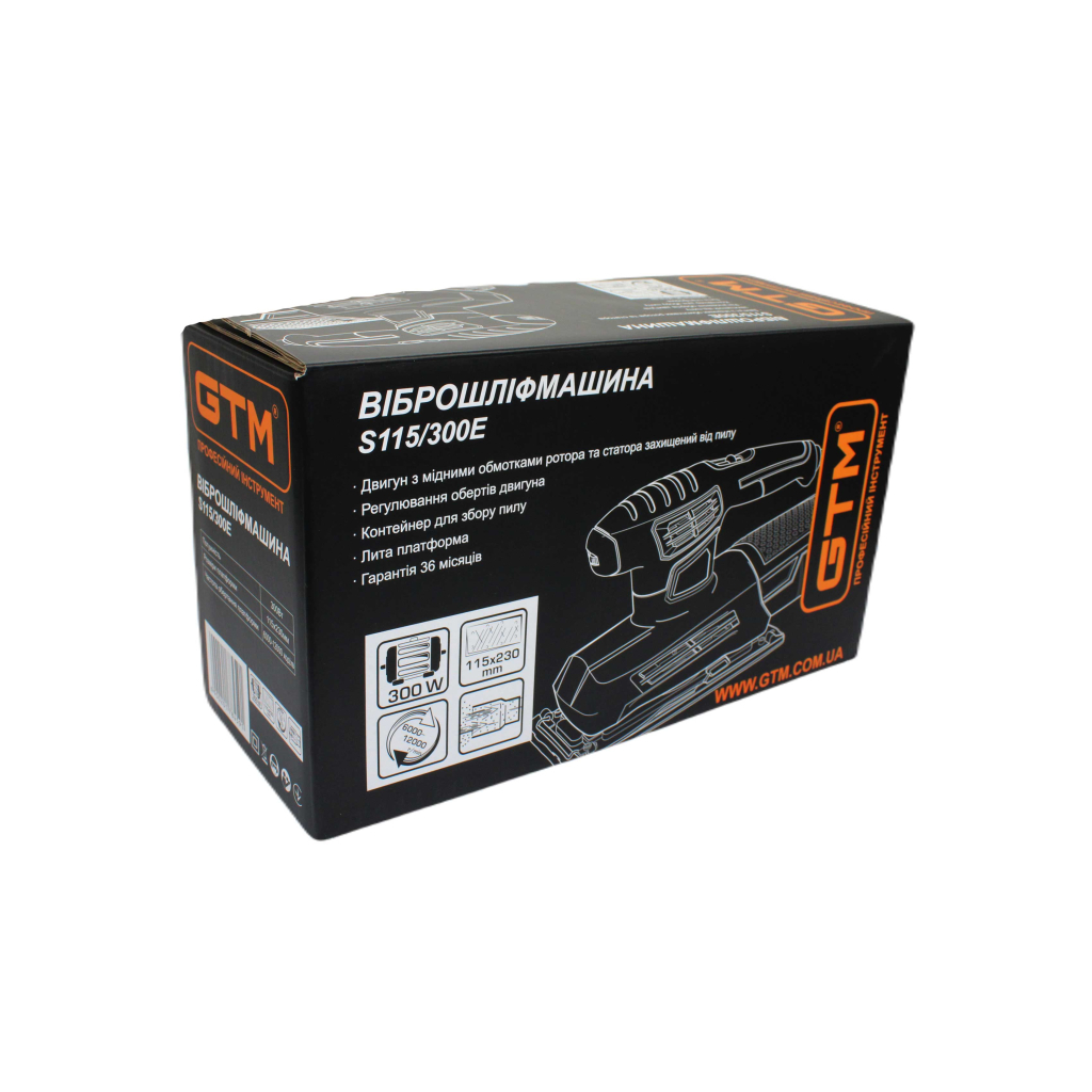 Шліфувальна машина GTM S115/300E, 300Вт (S115/300E) - зображення 5