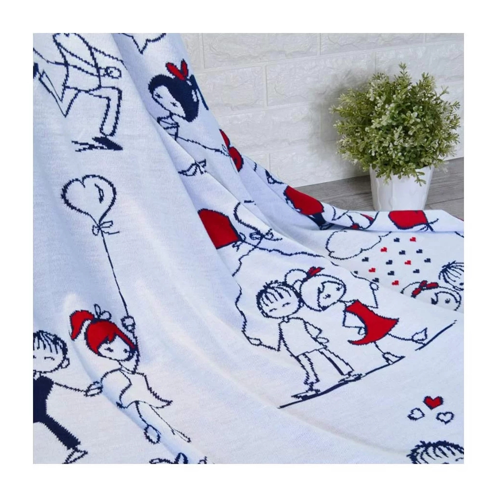 Плед Прованс в'язаний Кохання 120х165 см (4823093419902) - зображення 2