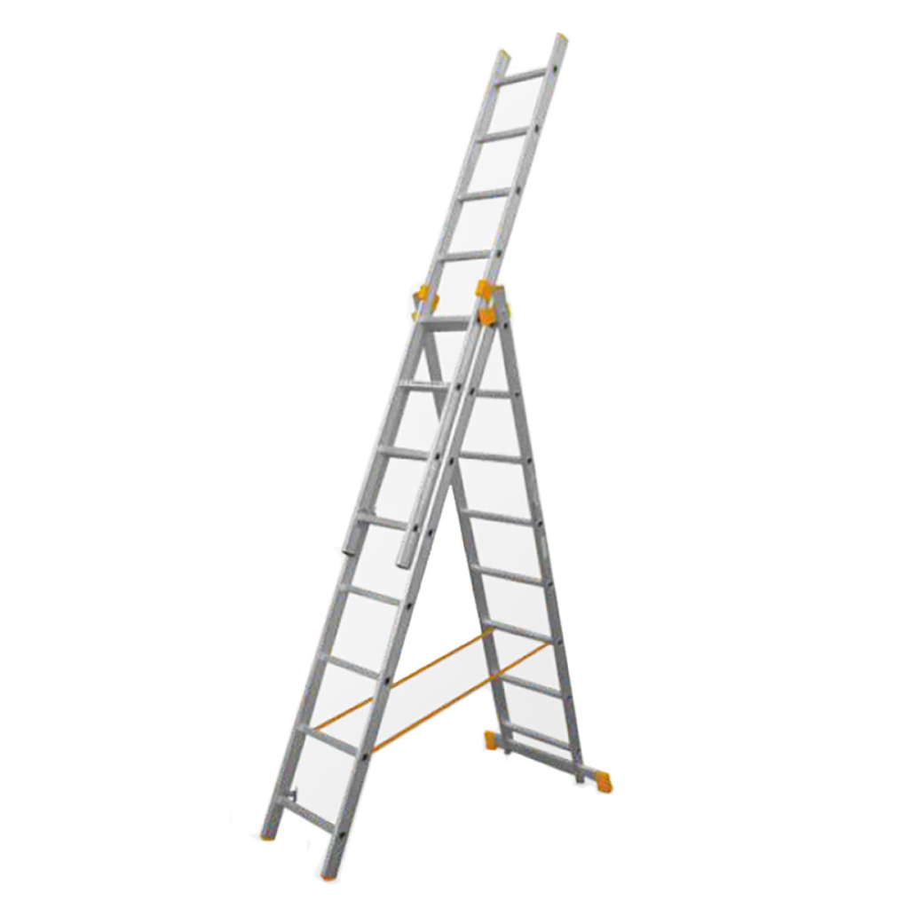 Драбина BUDFIX універсальна - 01409 (3х9) (130732) - зображення 1