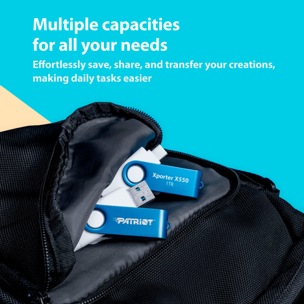 USB флеш накопичувач Patriot 1TB Xporter X550 USB 3.2/Type-C (PS1TX550AAD) - зображення 8