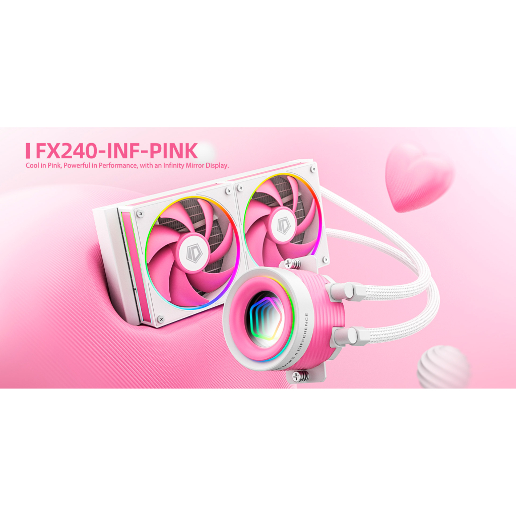 Система рідинного охолодження ID-Cooling FX240 INF Pink (FX240 INF PINK) - зображення 10