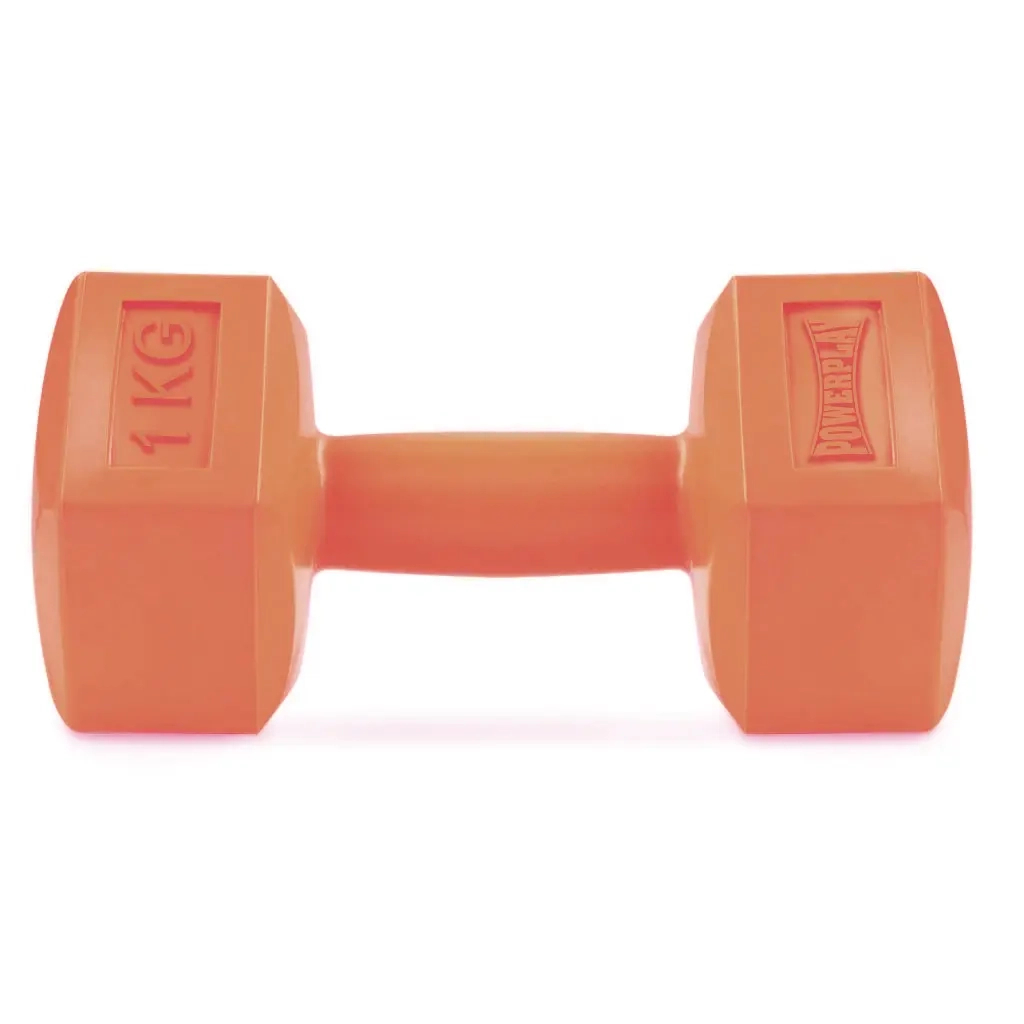 Гантель PowerPlay 4124 Hercules 1 кг Orange (PP_4124_1kg) - зображення 1