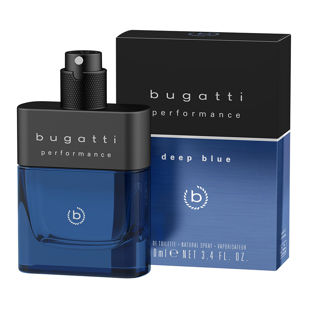 Туалетна вода Bugatti Performance Deep Blue 100 мл (4051395413179) - зображення 1