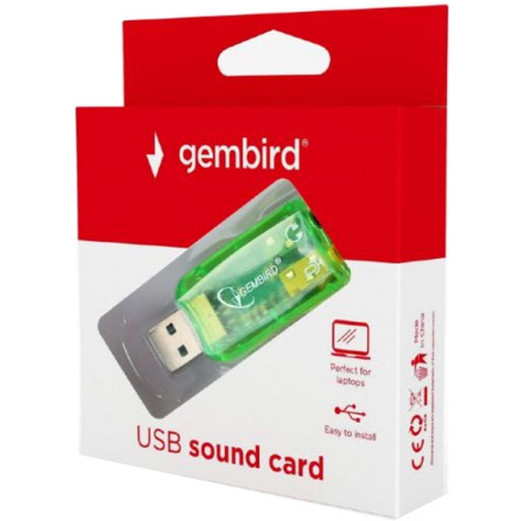 Перехідник USB2.0-Audio Gembird (SC-USB-01) - зображення 3