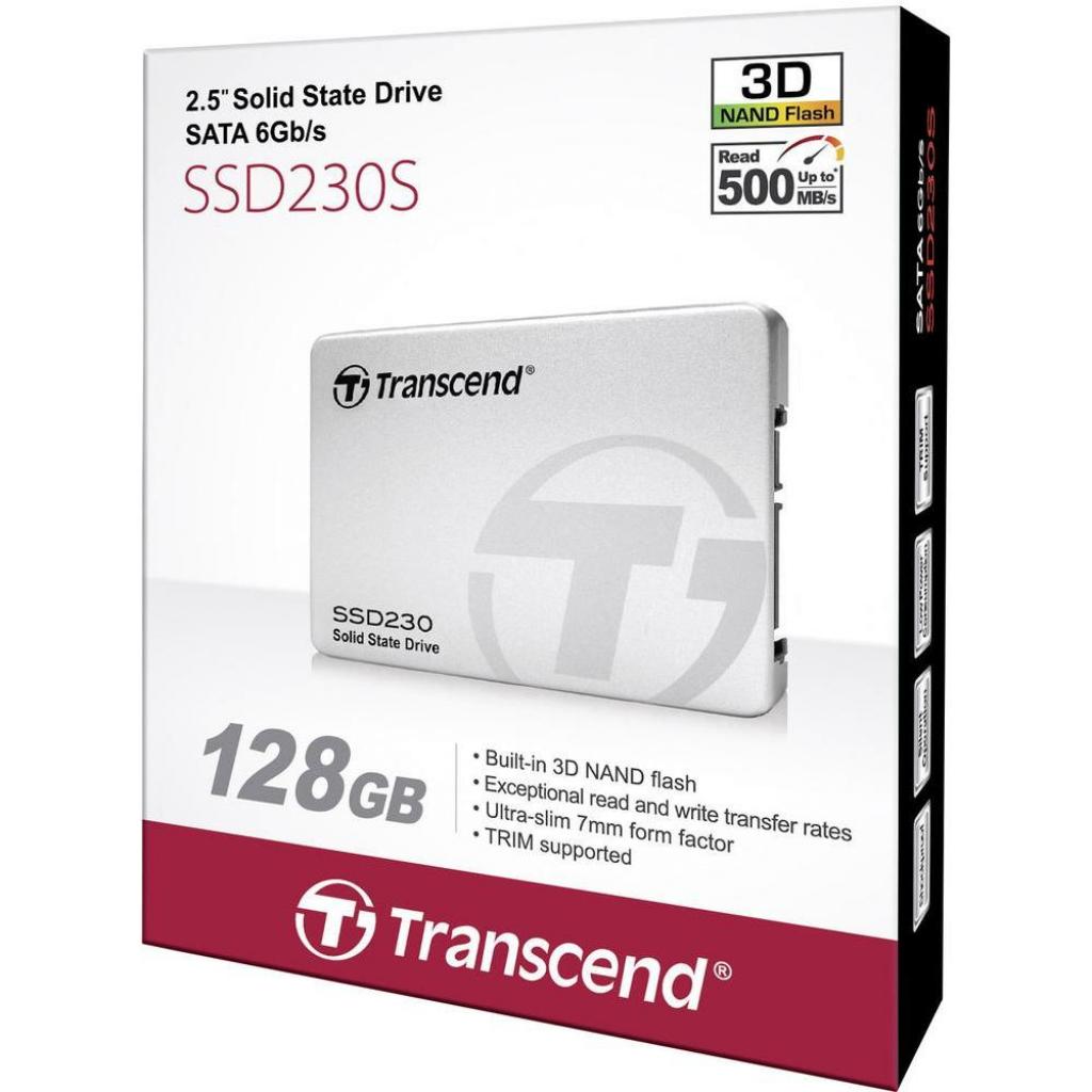Накопичувач SSD 2.5" 128GB Transcend (TS128GSSD230S) - зображення 4