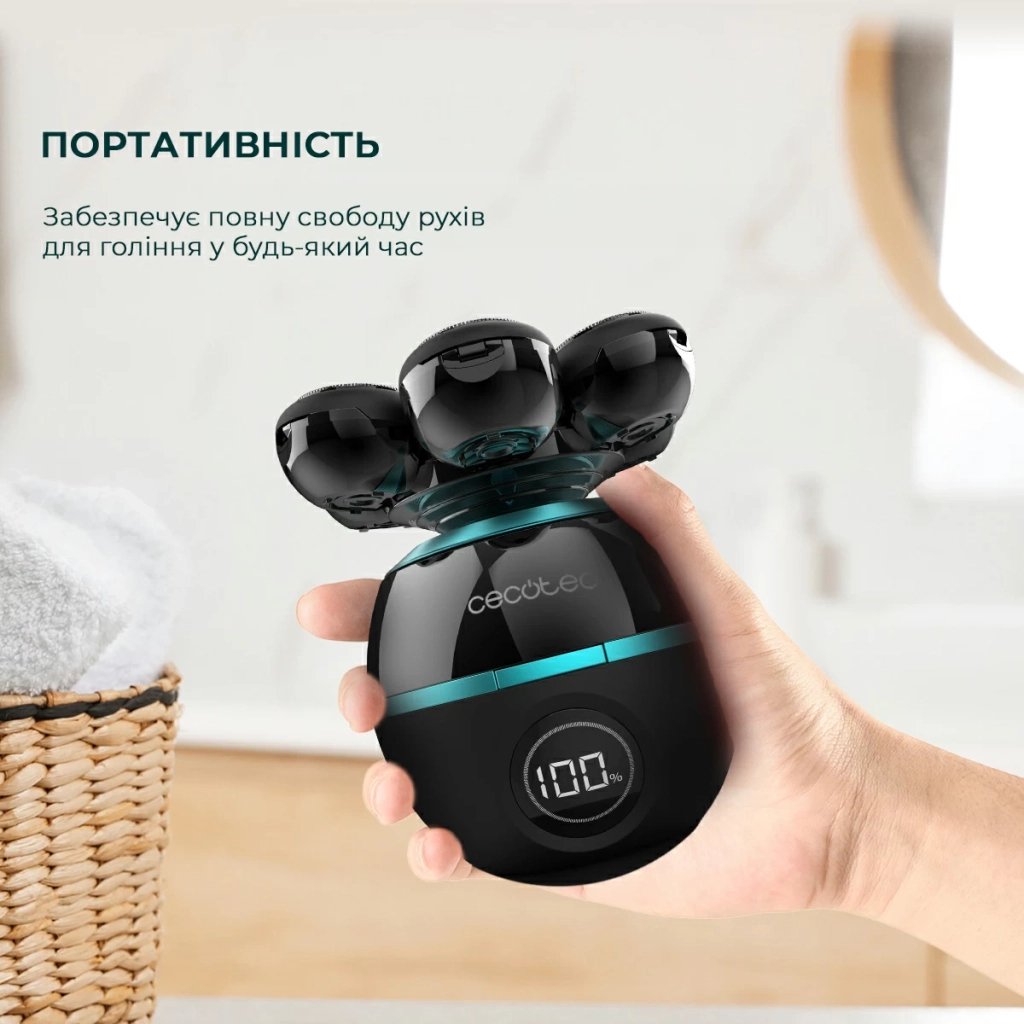 Електробритва Cecotec Shamers Bamba PrecisionCare Skull Shaver (CCTC-04443) - зображення 4