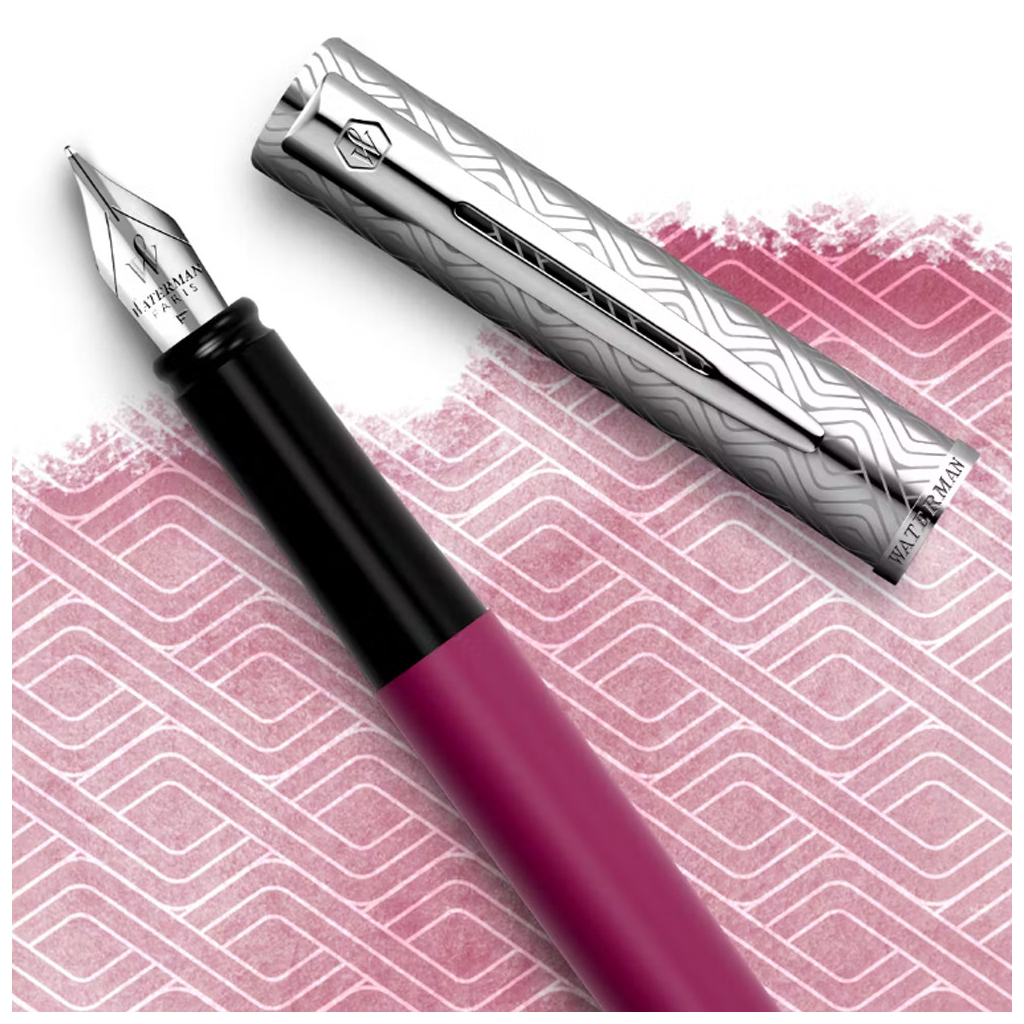 Ручка пір'яна Waterman ALLURE Deluxe Pink CT  FP F (13 402) - picture 5