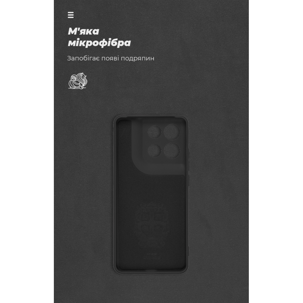 Чохол до мобільного телефона Armorstandart ICON Motorola G86 Power 5G Camera cover Black (ARM86600) - зображення 4