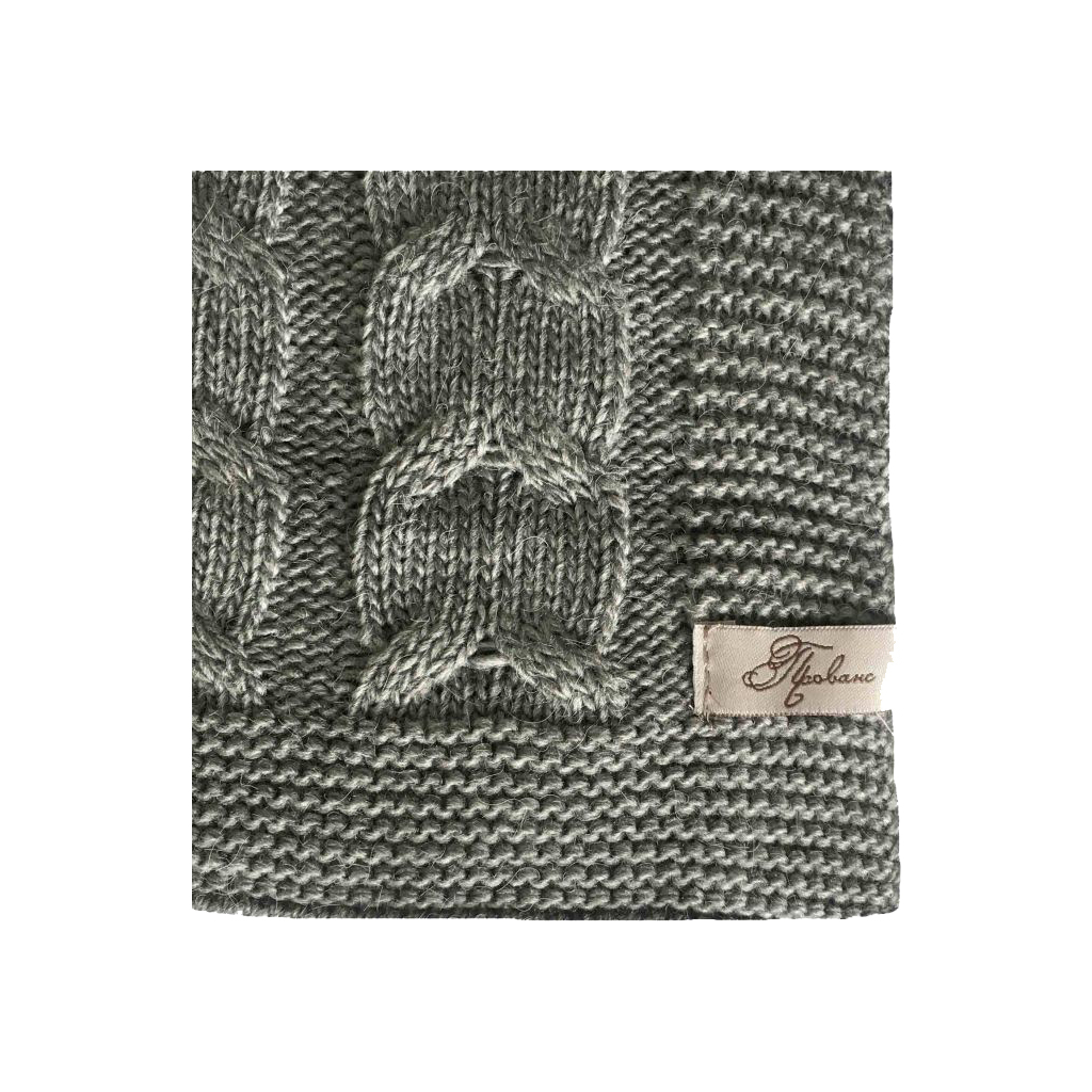 Плед Прованс Глорія 190х220 коси Сірий (21227) - зображення 3