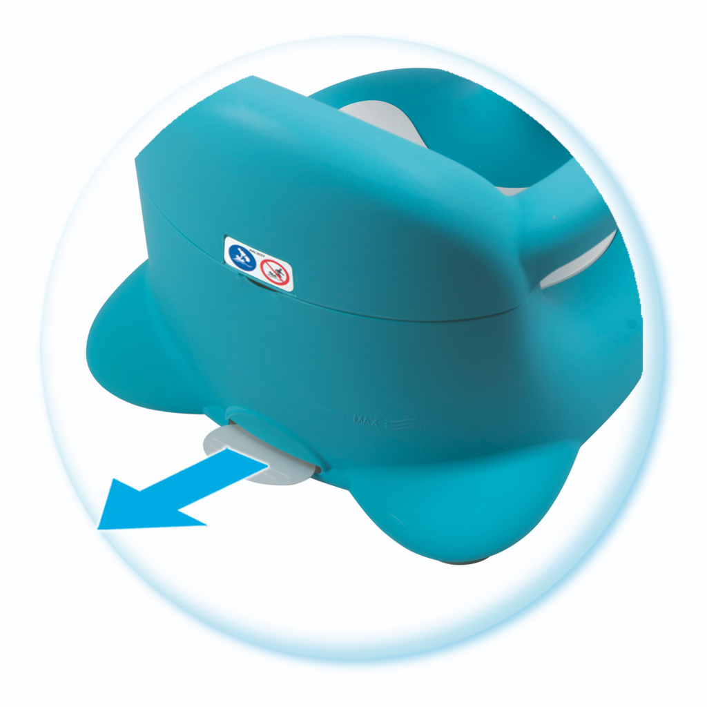 Сидіння у ванну Smoby Cotoons з ігровою панеллю, блакитне (110618) - зображення 4