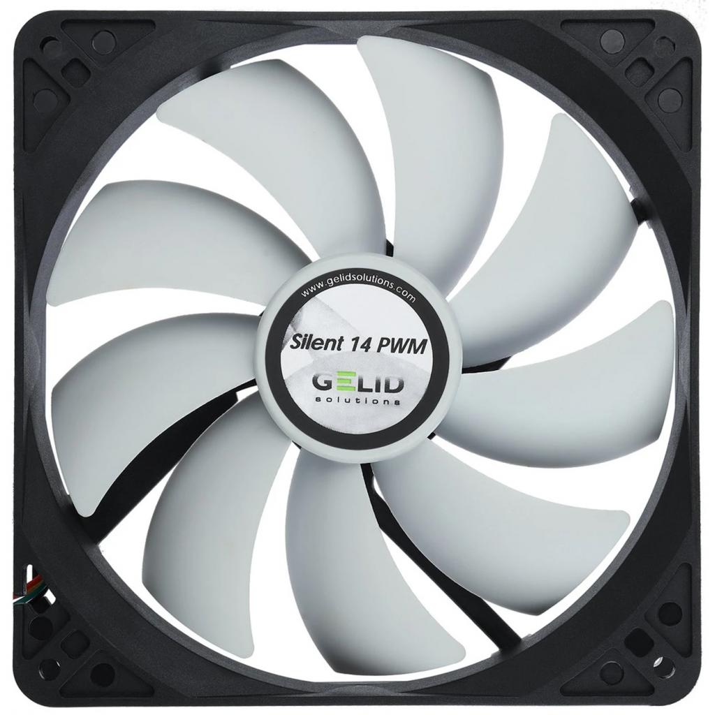 Кулер до корпусу Gelid Solutions Silent 14 PWM 140 mm (FN-PX14-12) - зображення 1