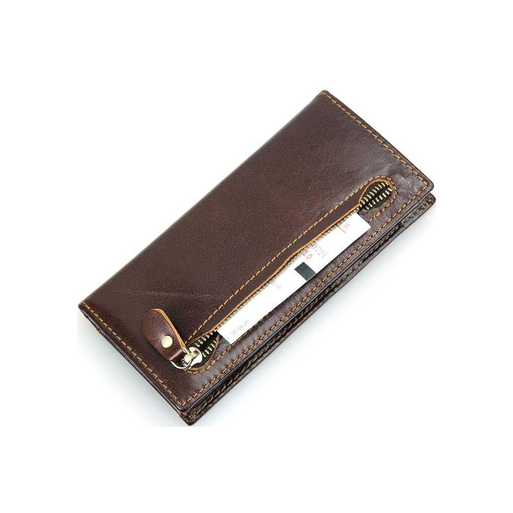 Гаманець Vintage З натуральної шкіри Коричневий (14536) - зображення 6