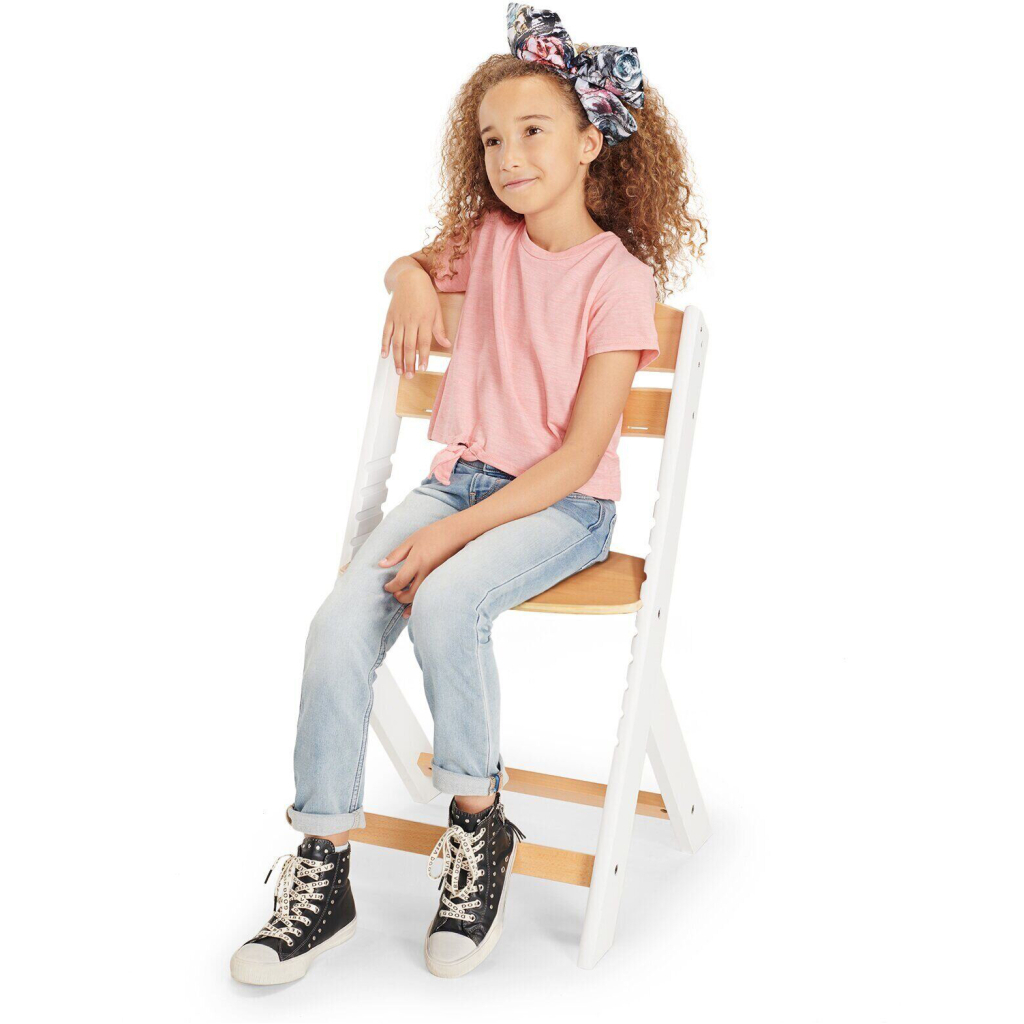 Стілець для годування Kinderkraft Enock Gray Wood (5902533915095) - зображення 8