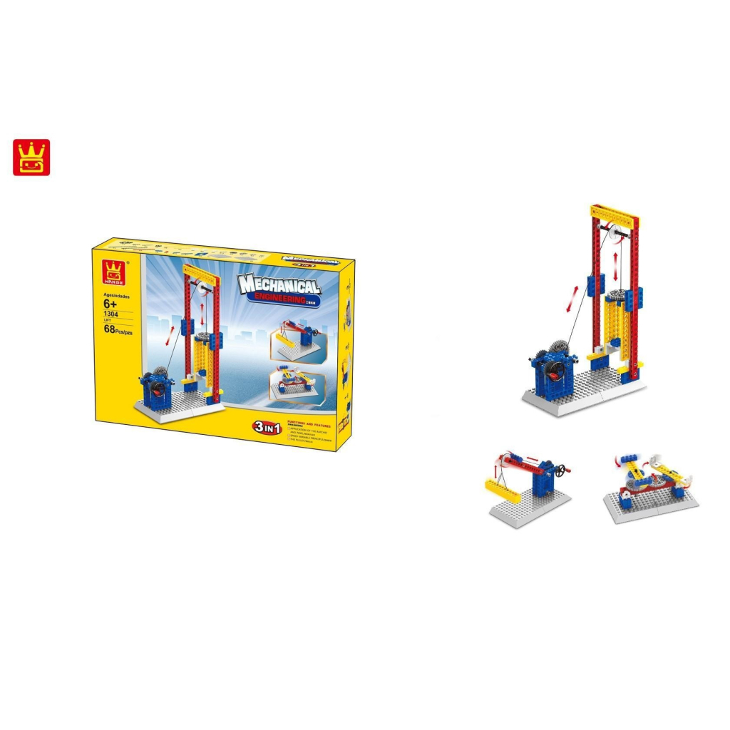Конструктор Wange STEM Підйомник 3 в 1 (WNG-1304) - зображення 2