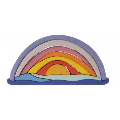 Конструктор Nic дерев'яний Схід Бузковий (NIC523325) - зображення 1