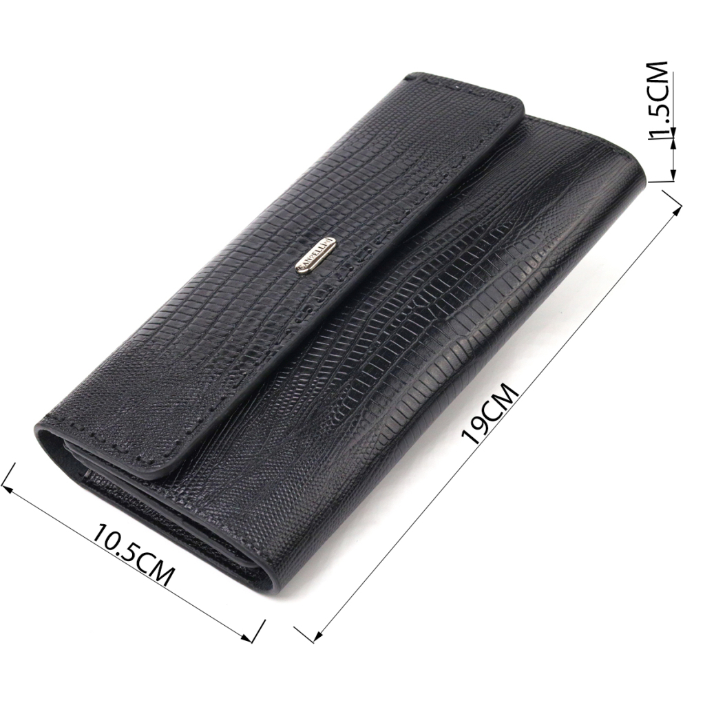 Гаманець Canpellini З натуральної шкіри Чорний (21664) - зображення 3