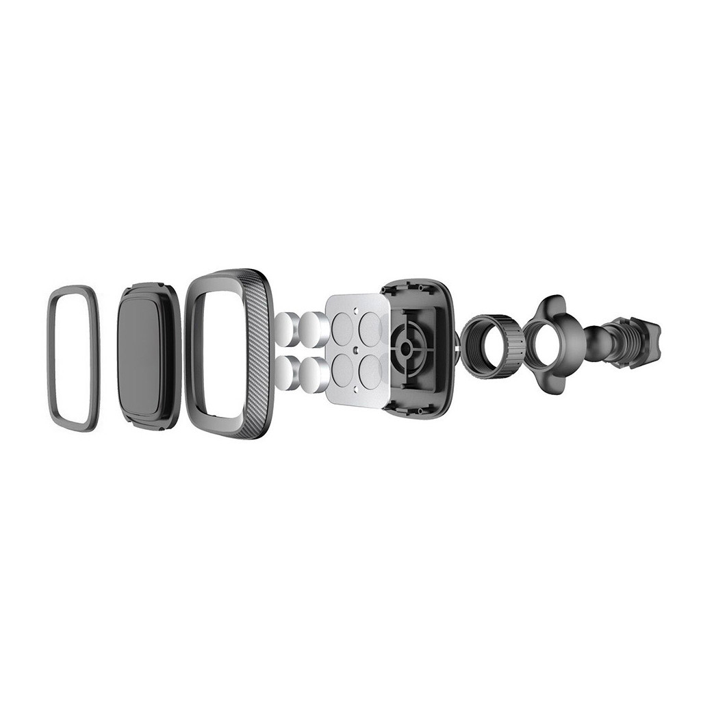 Універсальний автотримач ColorWay Air Vent-2 (360 rotation) magnetic Gray (CW-CHM05-GR) - зображення 3