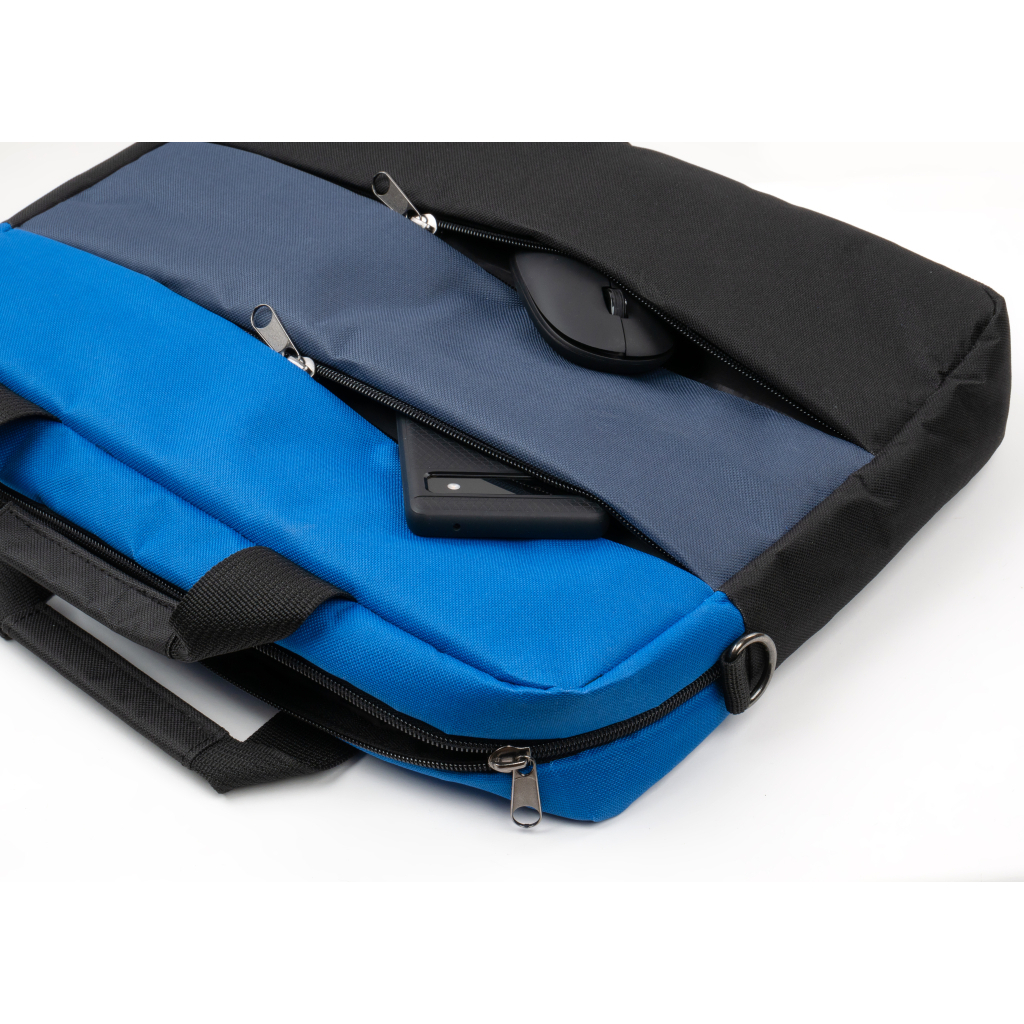 Сумка для ноутбука Vinga 15.6" NB1120 black/blue (NB1120BB) - зображення 5
