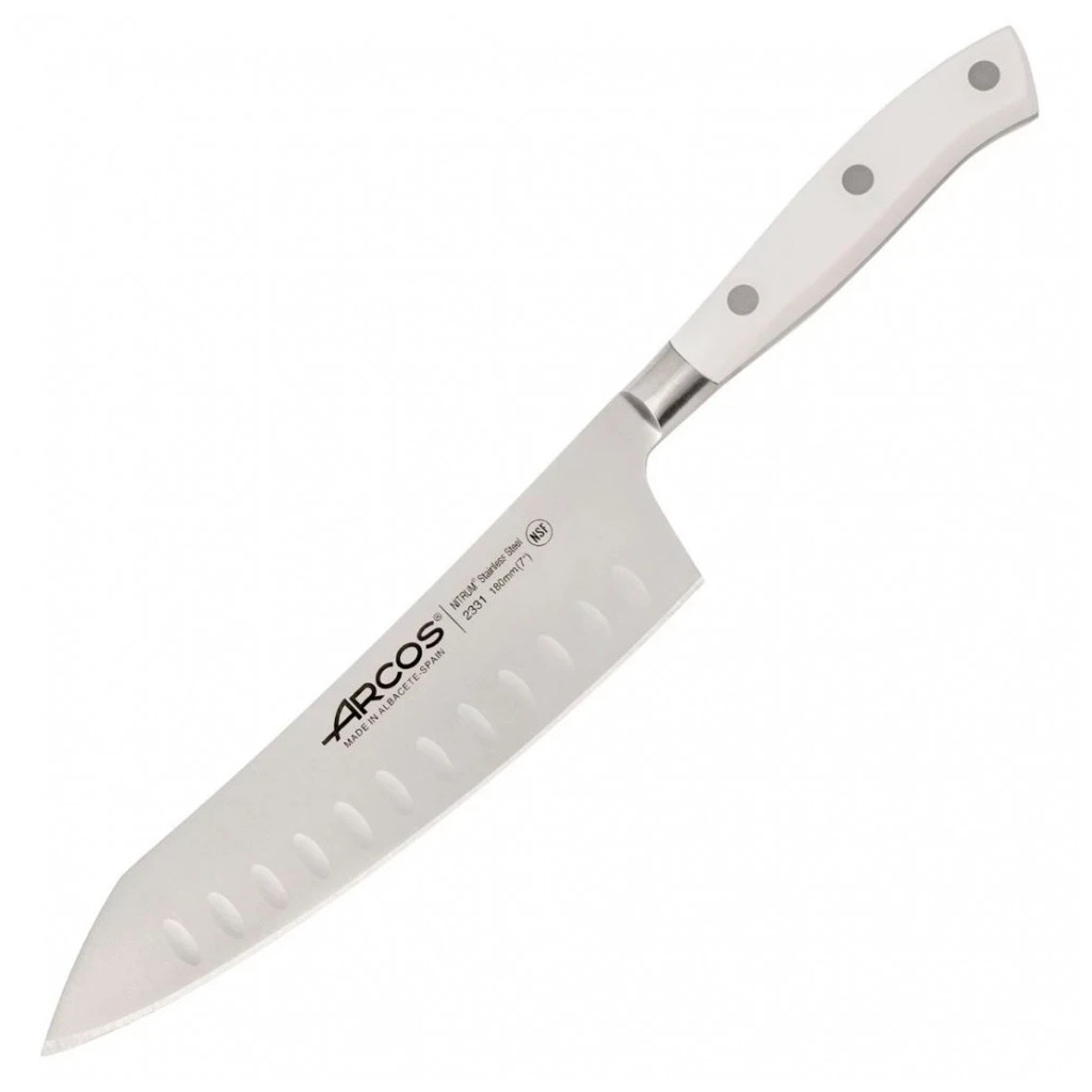 Кухонний ніж Arcos Riviera Кіріцуке 180 мм White (233124) - зображення 1