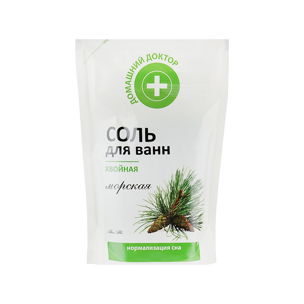Сіль для ванн Домашній Доктор Хвойна 500 г (4823015923395) - изображение 1