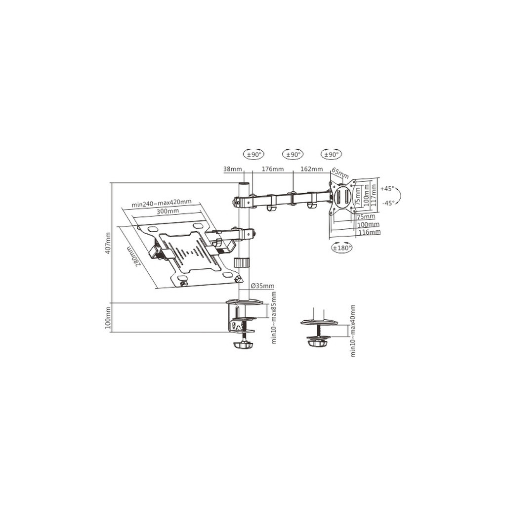 Кронштейн HiSmart HS082413 - зображення 3