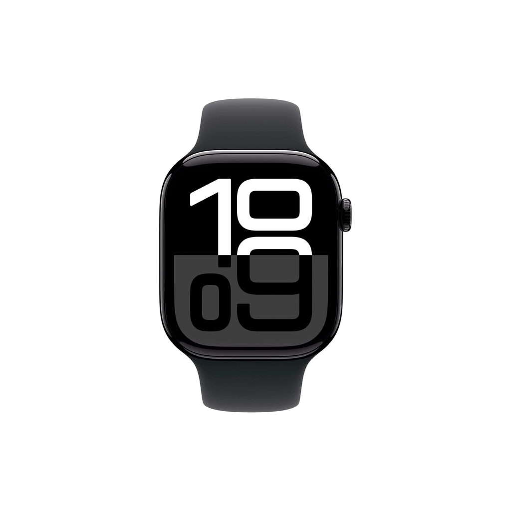 Смарт-годинник Apple Watch Series 10 GPS 46mm Jet Black Aluminium Case with Black Sport Band - M/L (MWWQ3QH/A) - изображение 2